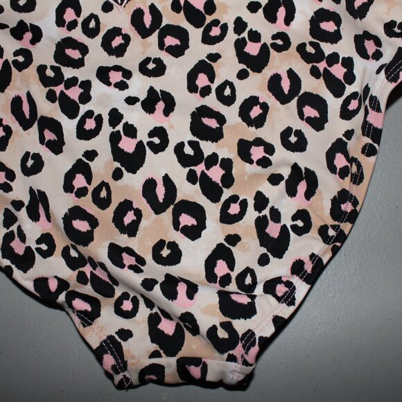 Brown & Pink 2 Pcs Justice Bikini Swimsuit Size 14 - Picture 10 of 11